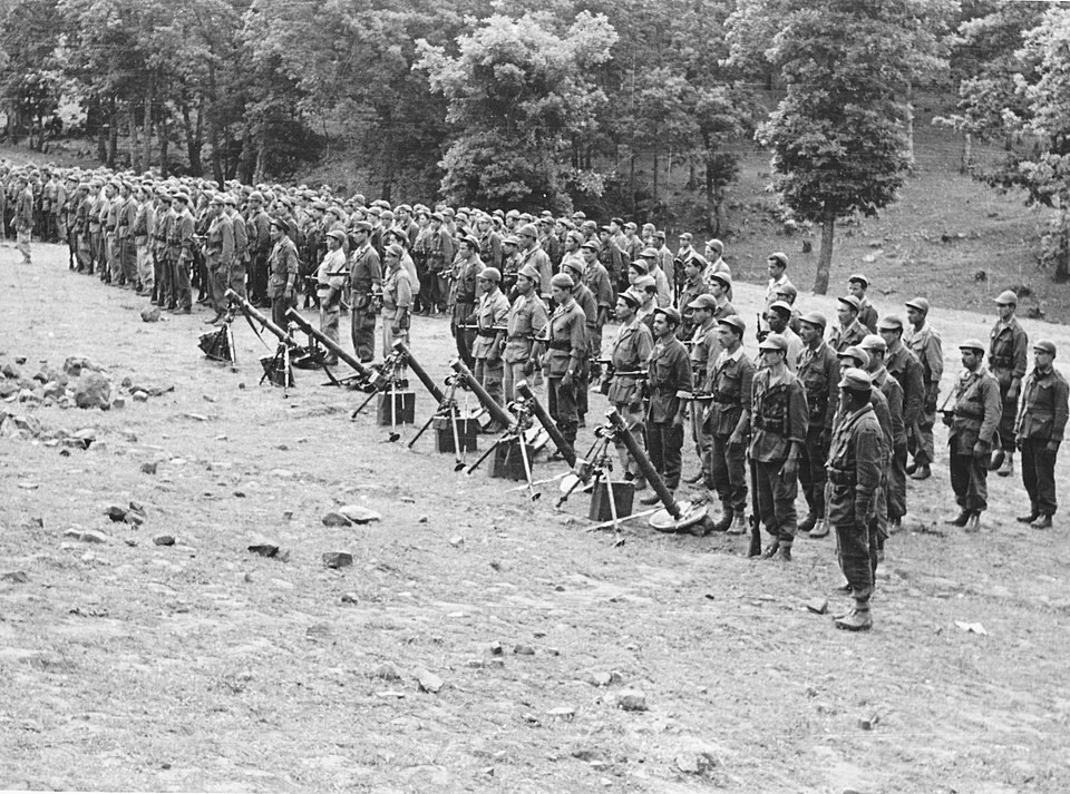 National Liberation Army soldiers during Algeria's war of independence.