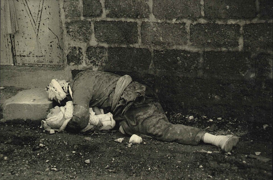 Victims of the chemical attack on Halabja, March 1988.