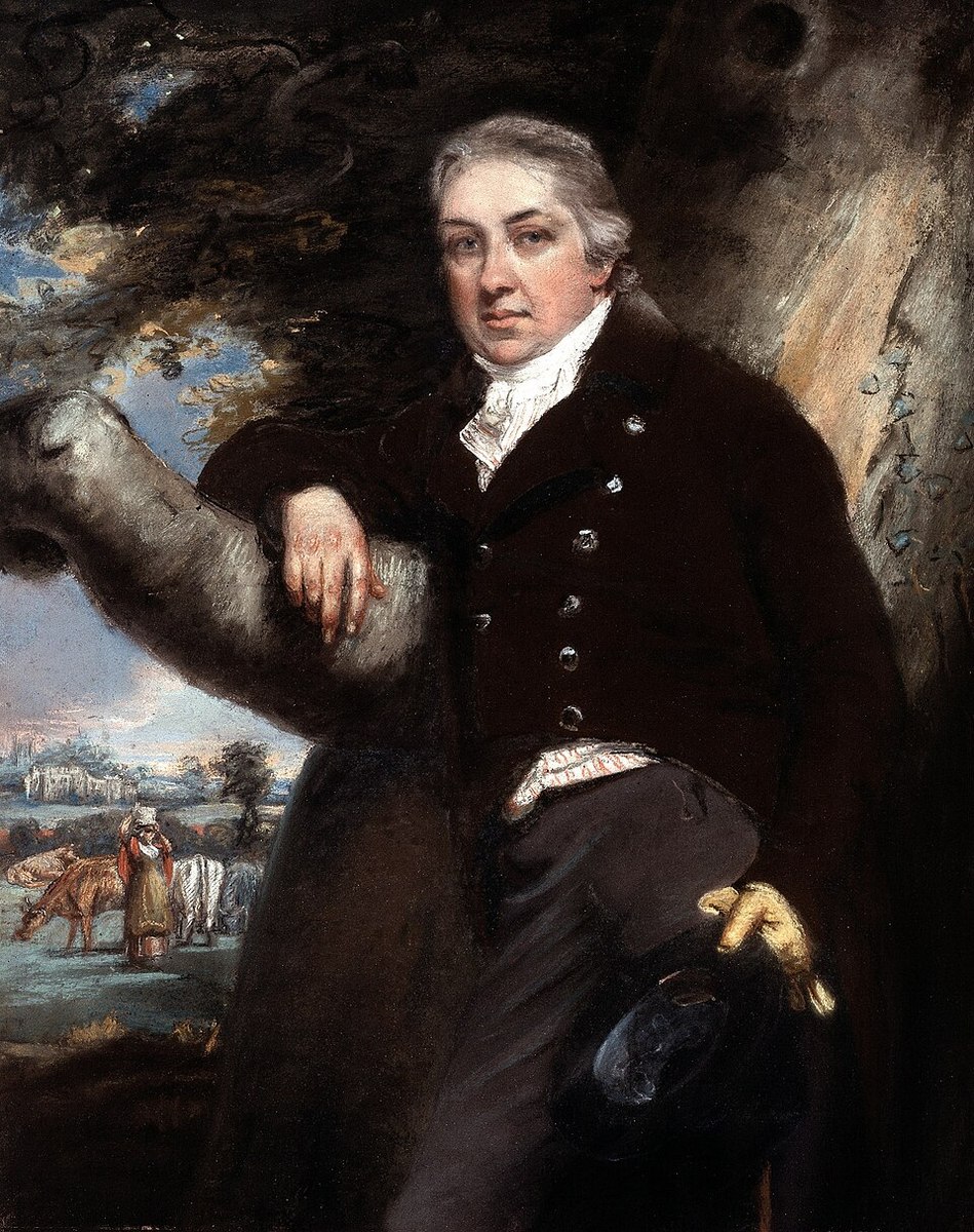 Portrait of Edward Jenner by John Raphael Smith.