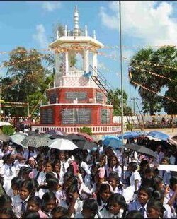 A later memorial to the victims of the 1991 Kokkadichcholai massacre.