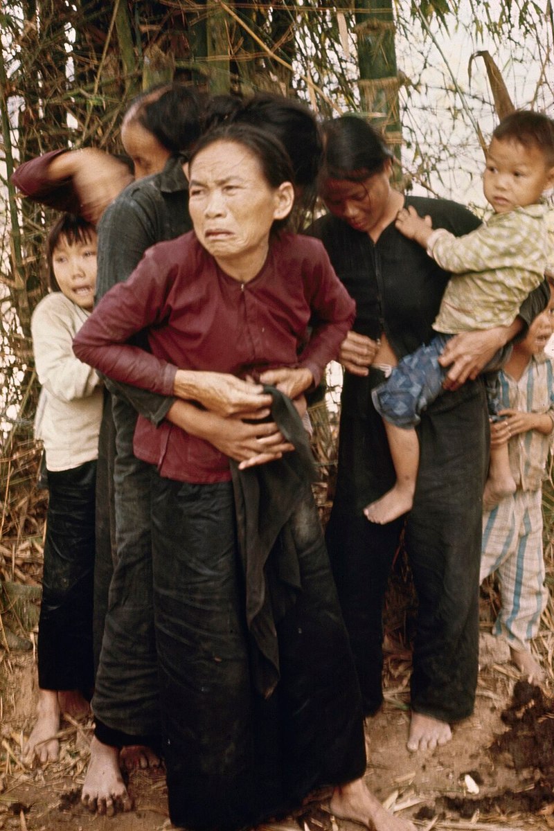 Vietnamese women and children photographed by Ronald Haeberle during the My Lai massacre, 1968.
