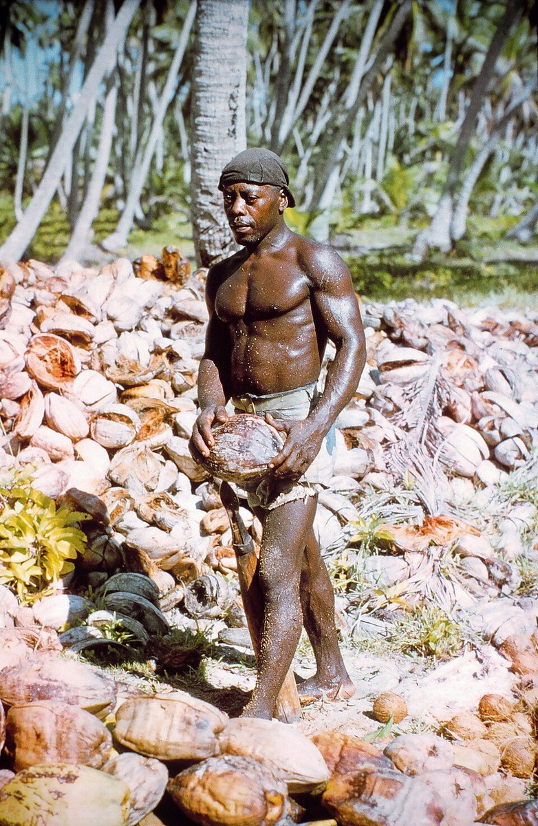 An unnamed resident of Diego Garcia photographed in 1971, during the period of displacement.