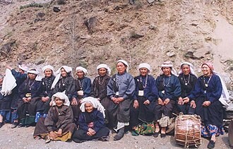 Surviving members of the Reni group at Chipko’s thirtieth-anniversary gathering in 2004.