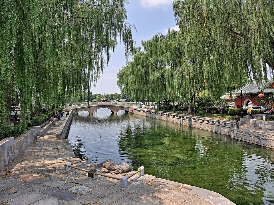Wanning Bridge on Beijing's canal system; a surviving site within the Grand Canal's long history.