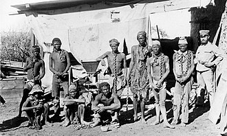 Herero and Nama prisoners during the 1904–1908 war against German colonial rule.