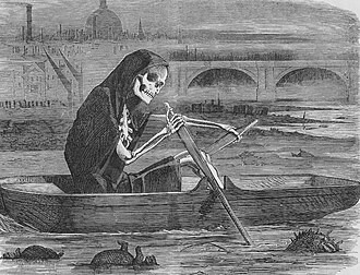 The Silent Highwayman, a contemporary Punch cartoon about the polluted Thames.